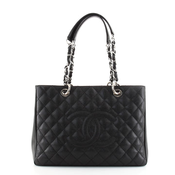 Chanel Grand Shopping Tote Quilted Caviar