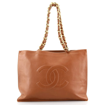 Chanel Vintage CC Chain Tote Lambskin XL