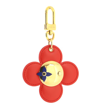 Louis Vuitton Vivienne Flower Key Holder and Bag Charm Leather and Metal