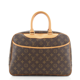 Louis Vuitton Deauville Handbag Monogram Canvas