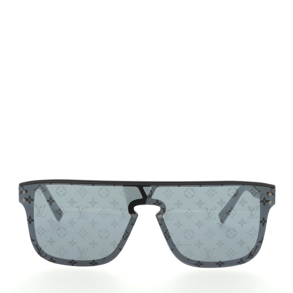 Louis Vuitton Black Monogram Lens 'Waimea' Sunglasses