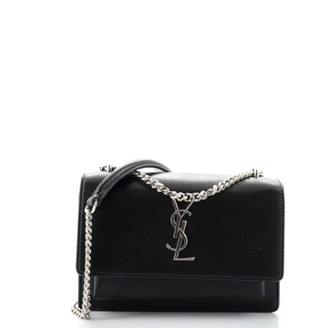 Saint Laurent Sunset Chain Wallet Leather