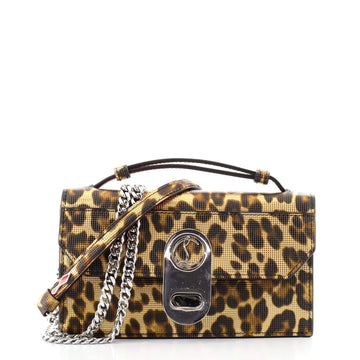 Christian Louboutin Elisa Baguette Printed Leather