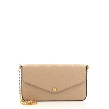Louis Vuitton Felicie Pochette Monogram Empreinte Leather