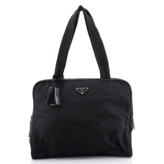 Prada Bowling Shoulder Bag Tessuto Medium