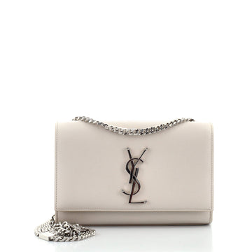 Saint Laurent Classic Monogram Crossbody Bag Grainy Leather Small