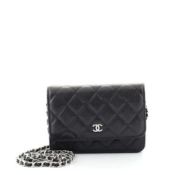 Chanel Wallet on Chain Quilted Caviar Mini