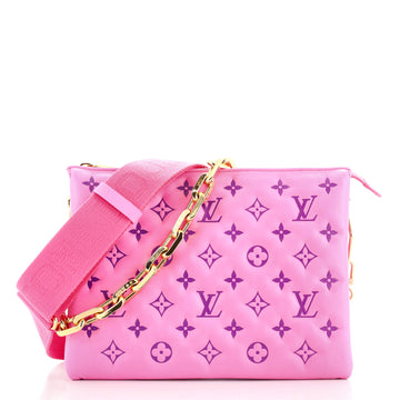 Louis Vuitton Coussin Bag Monogram Embossed Puffy Lambskin PM