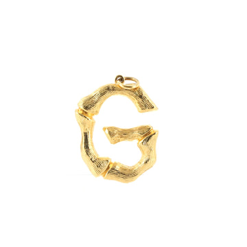 Celine Alphabet Pendant Necklace Metal Large