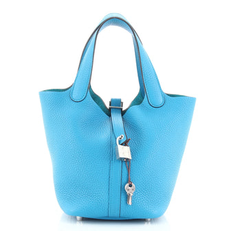 Hermes Picotin Lock Bag Clemence PM