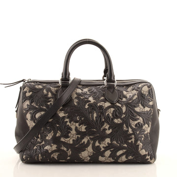 Gucci Convertible Boston Bag Arabesque GG Coated Canvas Medium
