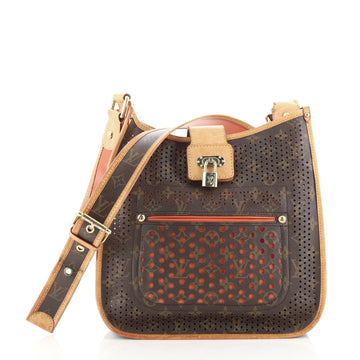 Louis Vuitton Musette Handbag Perforated Monogram Canvas