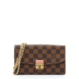 Louis Vuitton Croisette Chain Wallet Damier