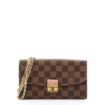 Louis Vuitton Croisette Chain Wallet Damier
