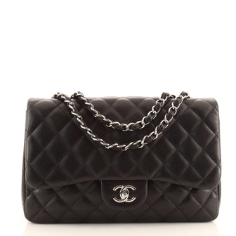 Chanel Classic Single Flap Bag Quilted Lambskin Jumbo