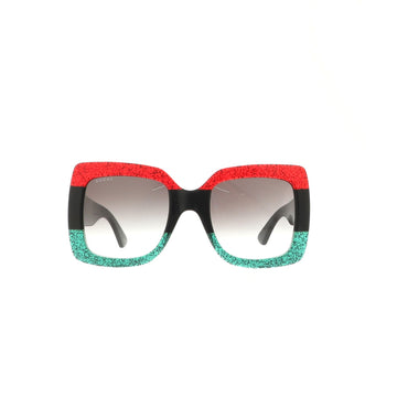 Gucci Square Sunglasses Acetate and Glitter