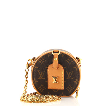 Louis Vuitton Boite Chapeau Necklace Bag Monogram Canvas
