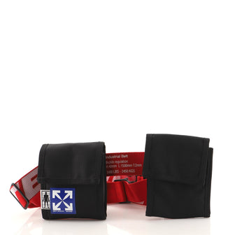 Off White Two Pocket Belt Bag Nylon
