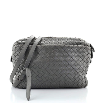Bottega Veneta Camera Crossbody Bag Intrecciato Nappa Small
