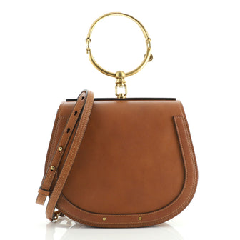 Chloe Nile Crossbody Bag Leather Medium