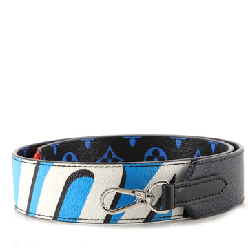 Louis Vuitton Bandouliere Limited Edition Race Digital Blue Monogram Canvas