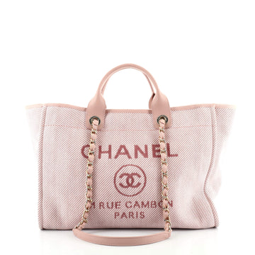 Chanel Deauville Tote Canvas Medium