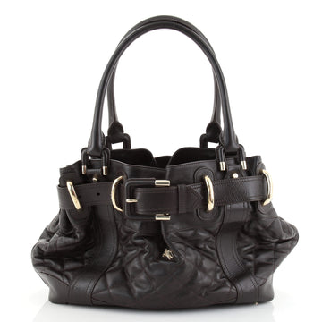Burberry Beaton Bag Quilted Leather Large