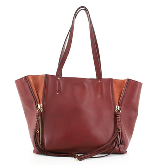 Chloe Milo Shopping Tote Leather Medium