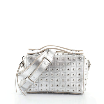 Tod's Don Gommino Shoulder Bag Studded Leather Micro