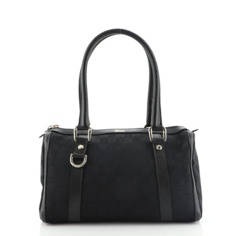 Gucci Abbey Boston Bag GG Canvas Small