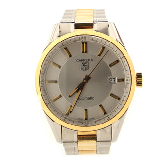 Tag Heuer Carrera Automatic Watch Stainless Steel and Yellow Gold 39