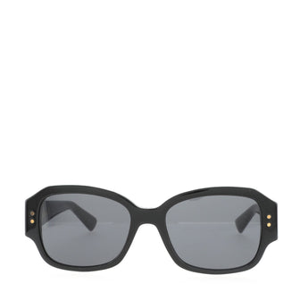 Christian Dior Lady Dior Studs 5 Rectangle Sunglasses Cannage Embossed Acetate