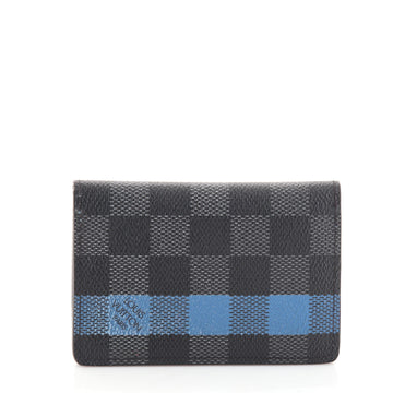 Louis Vuitton Pocket Organizer Damier Graphite Stripe