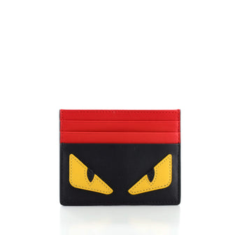 Fendi Monster Card Holder Leather