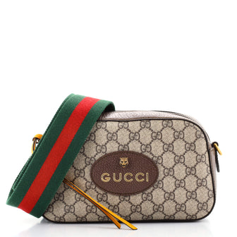 Gucci Neo Vintage Camera Messenger Bag GG Coated Canvas