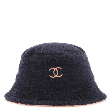 Chanel CC Bucket Hat Terry Cloth