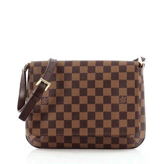 Louis Vuitton Musette Tango Handbag Damier
