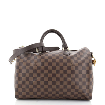 Louis Vuitton Speedy Bandouliere Bag Damier 35