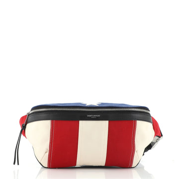 Saint Laurent Belt Bag Multicolor Canvas