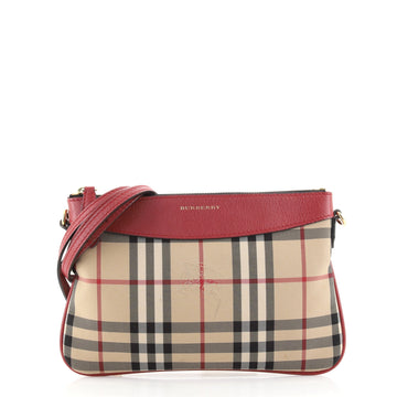 Burberry Peyton Crossbody Bag Horseferry Check Canvas