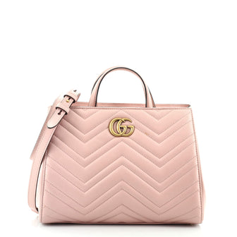 Gucci GG Marmont Tote Matelasse Leather Small