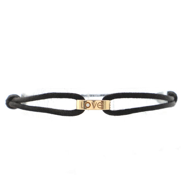 Cartier Charity Love Cord Bracelet Silk Cord with 18K Rose Gold and Diamond