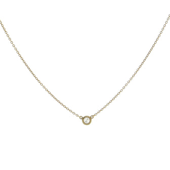 Tiffany & Co. Elsa Peretti Diamonds By The Yard Necklace 18K Yellow Gold and Diamond 0.17CT