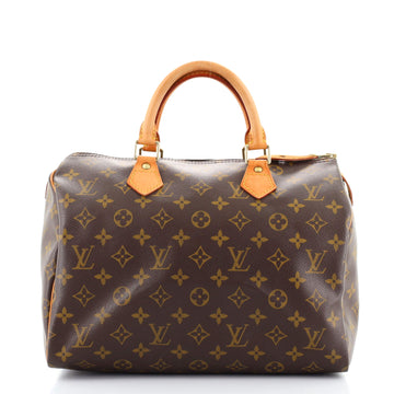 Louis Vuitton Speedy Handbag Monogram Canvas 30