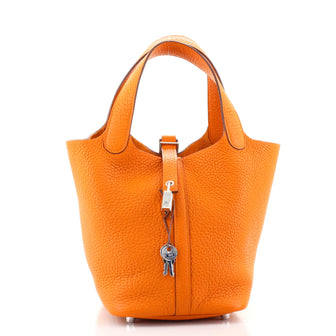 Hermes Picotin Lock Bag Clemence PM