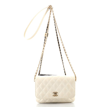 Chanel Side Packs Crossbody Bag Quilted Lambskin Small