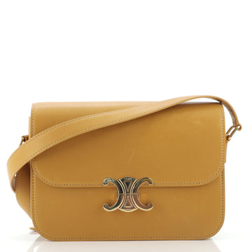 Celine Triomphe Shoulder Bag Smooth Calfskin Medium