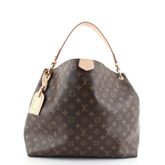 Louis Vuitton Graceful Handbag Monogram Canvas MM