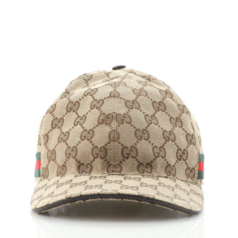 Gucci Web Baseball Cap GG Canvas