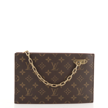 Louis Vuitton Legacy Chain Clutch Monogram Canvas